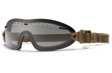 Image of Smith Optics Elite Boogie Sport Asian Fit Goggle, Tan 499 Strap, Gray BSPT499GY13A