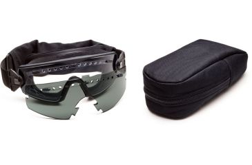 Image of Smith Elite Lopro Regulator Goggles w/ Gray Spare Lens, Black LPG01BK12-2R