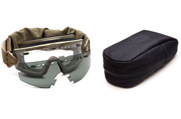 Image of Smith Elite Lopro Regulator Goggles w/ Gray Spare Lens, Tan 499 LPG01T49912-2R