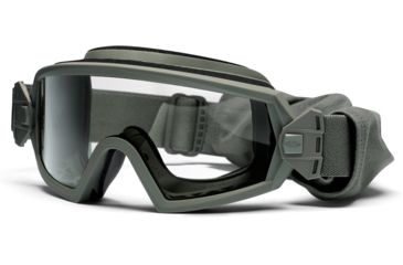 Image of Smith Elite Outside the Wire Eyeshield - Foliage Green frames, Clear lenses