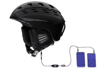 Image of Smith Optics Variant Ski Helmet w/ SkullCandy Twin Tip Audio Kit - Matte Black