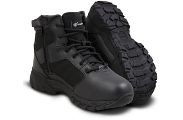 Image of USED Smith &amp; Wesson Breach 2.0 6in Side Zip Tactical Boots - Mens, Black, 10.5, 810301-10.5-W, EDEMO1