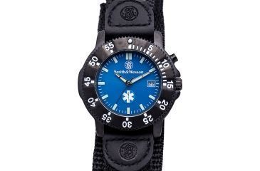 Image of Smith &amp; Wesson EMT Watch - Blue Dial, Nylon Strap SWW-455-EMT SWW-455-EMT