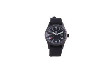 Image of Smith &amp; Wesson Men's Military Round Face Watch - Black SWW-1464-BLK SWW-1464-BLK
