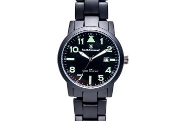 Image of Smith &amp; Wesson Pilot Watch - Round Face, Black SWW-167 SWW-167