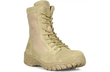 Image of Smith &amp; Wesson SW8TZ Suede Tactical Zipper Boot, Tan, 9.5R SW8TZ-9.5R