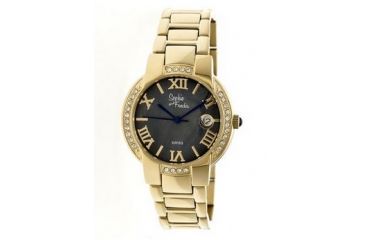 Image of Sophie and Freda Palm Springs Ladies Watch, Black Dial, Gold SAFSF1904