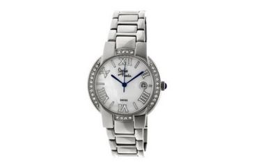 Image of Sophie and Freda Palm Springs Ladies Watch, White Dial, Silver SAFSF1901