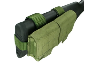 Image of Specter Gear 2/10 Mini-14/30 Buttstock Mag Pouch, Holds 2, 10 round Magazines, Rear Adapter Provided, Black, 913 BLK