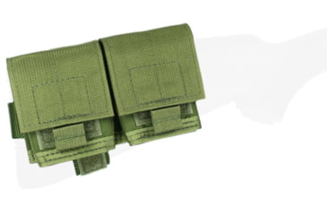 Image of Specter Gear 2/10 Mini-14/30 Buttstock Mag Pouch, Holds 2, 10 round Magazines, Rear Adapter Provided, Black, 913 BLK