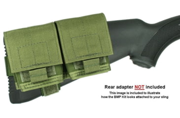 Image of Specter Gear 2/10 Mini-14/30 Buttstock Magazine Pouch BMP Kit, Holds 2, 10 round Magazines, No Rear Adapter Provided, Black, 912 BLK