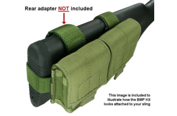 Image of Specter Gear 2/10 Mini-14/30 Buttstock Magazine Pouch BMP Kit, Holds 2, 10 round Magazines, No Rear Adapter Provided, Black, 912 BLK