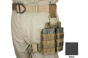 Image of Specter Gear 20 rd. 7.62 x 51mm NATO 2 Magazine Rapid Reload Tactical Thigh Rig,Black 741 BLK