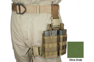 Image of Specter Gear 20 rd. 7.62 x 51mm NATO 2 Magazine Rapid Reload Tactical Thigh Rig,OD Green 741 OD