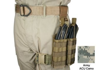 Image of Specter Gear 30 rd. 7.62 x 39mm 2 Magazine Rapid Reload Tactical Thigh Rig,Army ACU Camo 742 ACU