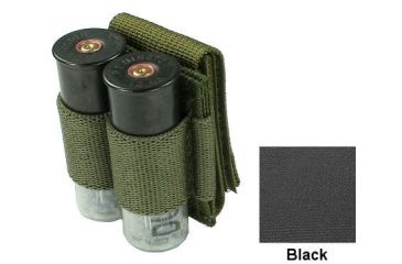 Image of Specter Gear Belt Mounted Double 12ga.Shotgun Shell Carrier,Black 696 BLK