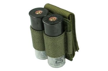 Image of Specter Gear Belt Mounted Double 12ga.Shotgun Shell Carrier,OD Green 696 OD
