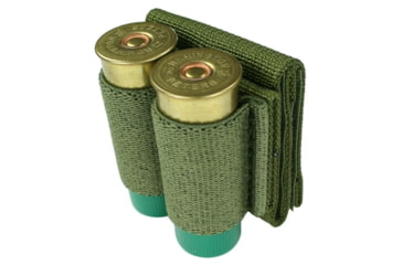 Image of Specter Gear Belt Mounted Double Shotshell Carrier, Fits 2in Duty and Tactical Belts, OD Green, 888 OD