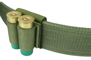 Image of Specter Gear Belt Mounted Double Shotshell Carrier, Fits 2in Duty and Tactical Belts, OD Green, 888 OD