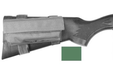 Image of Specter Gear Buttstock 6 Shell Pouch, Moss 500 &amp; 590, Ambidextrous - OD Green, 052-OD