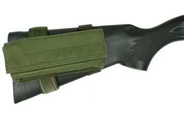 Image of Specter Gear Buttstock 6 Shell Pouch, Win 1300 / FN Police Standard Stock, OD Green 240-OD