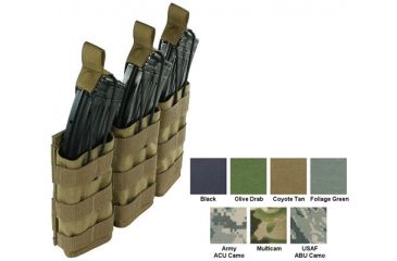 Image of Specter Gear Modular Triple Ak 47 30rd Rapid Reload Mag Pouch Holds 3 Coyote 650coy