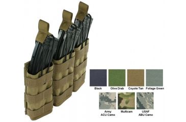 Image of Specter Gear Modular Triple Ak 47 30rd Rapid Reload Mag Pouch Holds 3 Foliage Green 650fg