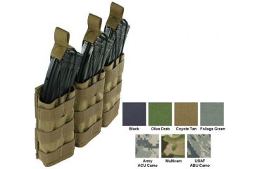 Image of Specter Gear Modular Triple Ak 47 30rd Rapid Reload Mag Pouch Holds 3 Multicam 650mult