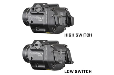 Image of Streamlight TLR-8 HL-X SUB USB SL-B9 Rechargeable 1000 Lumens LED Weapon Light for 1913 Short, with High And Low Switches, USB-C Cord, Multi-Tool, Mounting Kit With Keys, Black, 69468