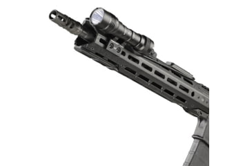 Image of Streamlight ProTac Rail Mount HP-X Pro 800 Lumen Weapon Light System, SL-B26 Rechargeable, with Jack-Cap Tail Cap Switch, M-LOK Mount, Mounting Hardware, Allen Wrench, Straight Momentary Pressure Switch, USB Cord, Black, 89016