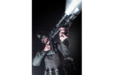Image of Streamlight ProTac Rail Mount HL-X LED Long Gun Light, 2 CR123A Lithium Batteries, White, 1000 Lumens, Black, 88066