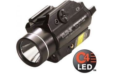 Image of Streamlight TLR-2 IR Weapons-Mounted Tactical Lights with Laser Sight - Includes Rail, Locating Keys, Batteries - 69160 - TLR2 Weapon Flashlight