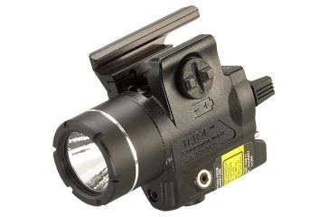 Image of Streamlight TLR-4 Rail Mounted Laser Sight and Flashlight, CR2 Lithium, Red, 170 Lumens, Black, 69241