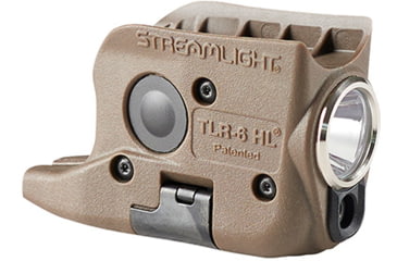 Image of Streamlight TLR-6 HL Rechargeable Light/Laser System for Glock 42/43, Flat Dark Earth Brown, 69341