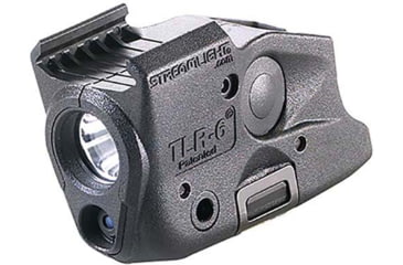 Image of Streamlight TLR-6 Taurus GX4 LED Weapon Light w/Red Laser, CR1/3N, White/Red, 100 Lumens, Black, 69288