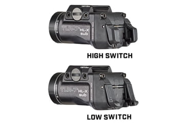 Image of Streamlight TLR-7 HL-X Sub USB Multi-Fuel, High-Lumen, Rail-Mounted Light, Springfield Armory Hellcat, Black, 69506