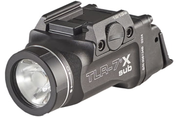Image of Streamlight TLR-7 X Sub Ultra-Compact LED Tactical Weapon Light, Springfield/HK/Beretta/S&amp;W Short Rails, Black, 69402