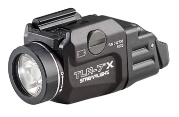 Image of Streamlight TLR-7X Weapon Light, 500 Lumens, High Switch, CR123A Lithium Battery, Key Kit, 69423