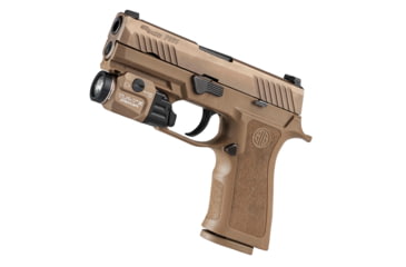 Image of Streamlight TLR-7X Flex LED Tactical Weapon Light, w/ High and Low Paddle Switches, CR123A, Key Kit, White, 500 Lumens, FDE, 69429