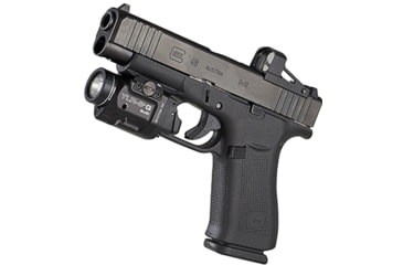 Image of Streamlight TLR-8 G Sub For Glock 43X/48 MOS LED Weapon Light w/ Green Laser, CR123A Lithium, White, 500 Lumens, Black, 69431