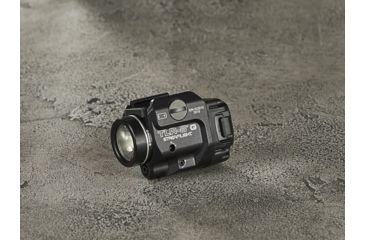 Image of Streamlight TLR-8 G Tactical Weapon Light w/Laser Sight, Rail Mounted, 500 Lumen LED, 510-520nm Green Laser, 1 x CR123A Battery, Black, 69430
