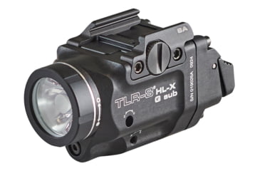 Image of Streamlight TLR-8 HL-X G SUB USB SL-B9 Rechargeable 1000 Lumens LED Weapon Light for Springfield Armory Hellcat w/High And Low Switches, USB-C Cord, Multi-Tool, And Mounting Kit With Key, Black, 69479