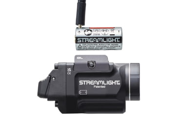 Image of Streamlight TLR-8 Sub For Hellcat LED Weapon Light w/ Red Laser, CR123A Lithium, White, 500 Lumens, Black, 69419