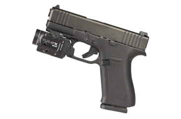 Image of Streamlight TLR-8 Sub For Glock 43X/48 MOS LED Weapon Light w/ Red Laser, CR123A Lithium, White, 500 Lumens, Black, 69411