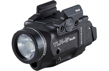 Image of USED Streamlight TLR-8 Sub For SIG P365/XL LED Weapon Light w/ Red Laser, CR123A Lithium, White, 500 Lumens, Black, 69417, EDEMO7, Used, Condition Fair, Condition Fair, Used