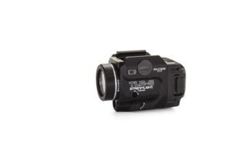 Image of Streamlight TLR-8 Tactical Weapon Light w/Laser Sight, Rail Mounted, 500 Lumen LED, 640-660nm Red Laser, 1 x CR123A Battery, Black, 69410