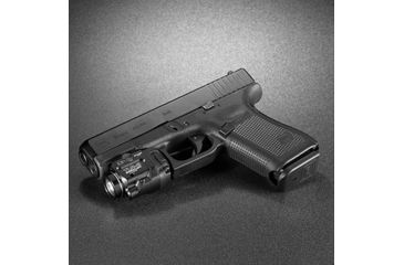 Image of Streamlight TLR-8 Tactical Weapon Light w/Laser Sight, Rail Mounted, 500 Lumen LED, 640-660nm Red Laser, 1 x CR123A Battery, Black, 69410