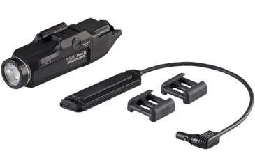Image of Streamlight TLR Low Profile Lighting System, Gun Light &amp; Remote Pressure Switch, CR123A, White, 1000 Lumens, Black, 69450