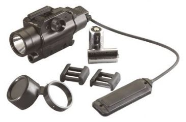 Image of Streamlight TLR-VIR Pistol Visible LED w/ IR, Opaque Lens Cover,Rail Locating Keys and Lithium Batteries, Box 69187