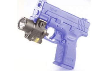 Image of Streamlight TLR-4 Rail Mounted Laser Sight and Flashlight w/Rail Keys and Battery, CR2 Lithium, USP Compact Only, Red, 170 Lumens, Black, 69240